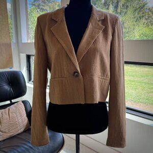 NWOT Z Supply Cropped Tan Blazer Medium